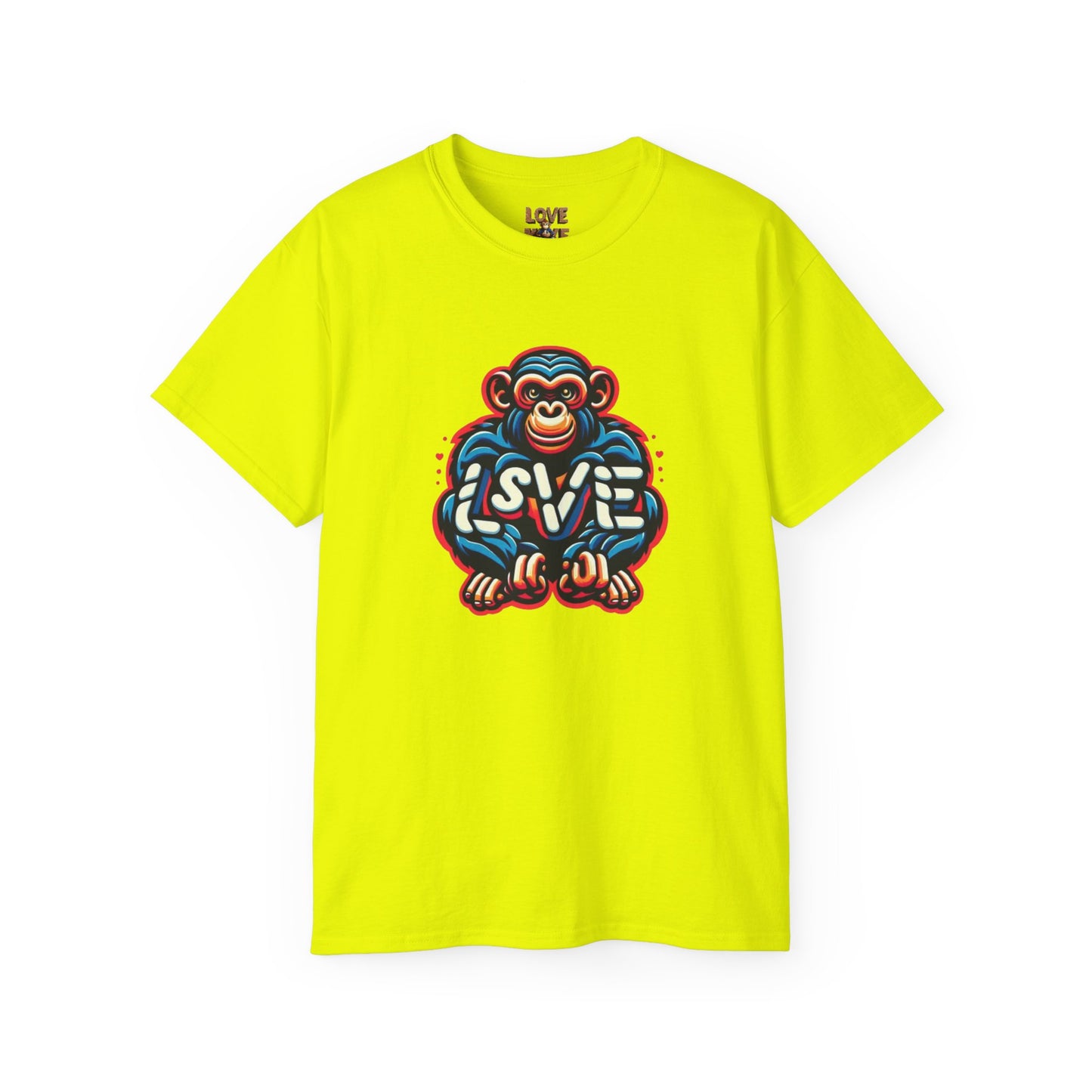 Love Monkey T-Shirt - Trendy Unisex Softstyle Tee for Everyday Style, Ideal Gift for Friends, Family & Loved